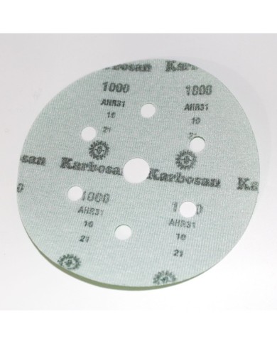 1 Adet - Karbosan AHR31/P1000 - 7 Delikli - Yeşil - Cırt Zımpara