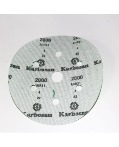 1 Adet - Karbosan AHR31/2000 - 7 Delikli - Yeşil - Cırt Zımpara