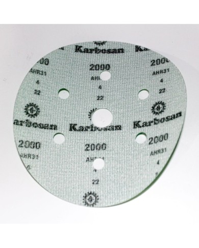 1 Adet - Karbosan AHR31/2000 - 7 Delikli - Yeşil - Cırt Zımpara