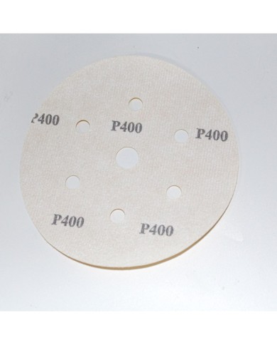 1 Adet - Karbosan ACR31/P400 - 7 Delikli - Sarı - Cırt Zımpara