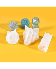 Baklava Model Mum Kalıbı - Hobi Silikon Kalıbı -Kod:424