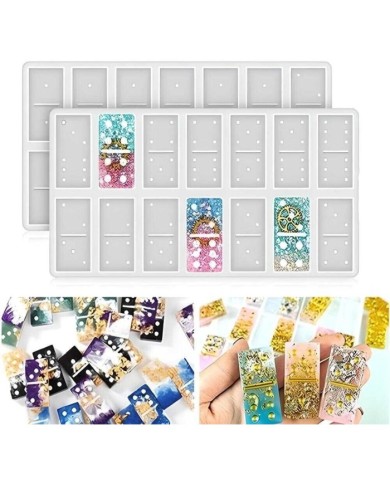 İkili Domino Epoksi ve Beton Kalıbı - Hobi Silikon Kalıbı -Kod:446