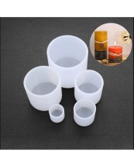 SİLİNDİR -  Silikon mum Kalıp - 3cm  -Kod:398