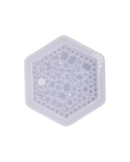 Kristal Altıgen Epoksi  Kalıbı - Hobi Silikon Kalıbı -Kod:462