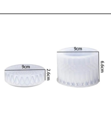 Desenli Şekerlik Silikon Kalıbı - Hobi Silikon Kalıbı -Kod:472