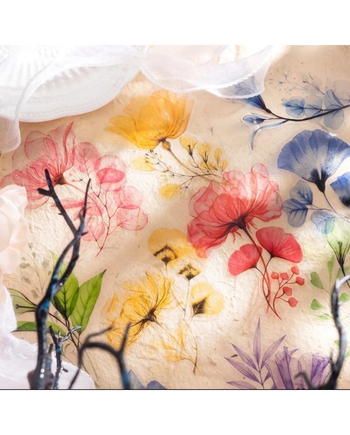 1 Paket - Mix Sarı Çiçek Sticker