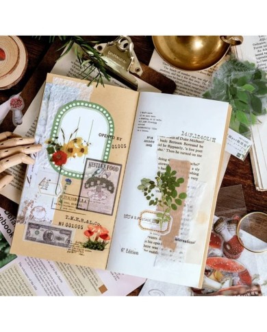 1 Paket - Mix Yeşil Ot Sticker