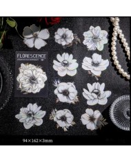 3D - Sticker Çiçek - 1 Paket