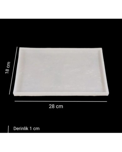 28x18 cm - Dikdörtgen Tepsi Kalıbı