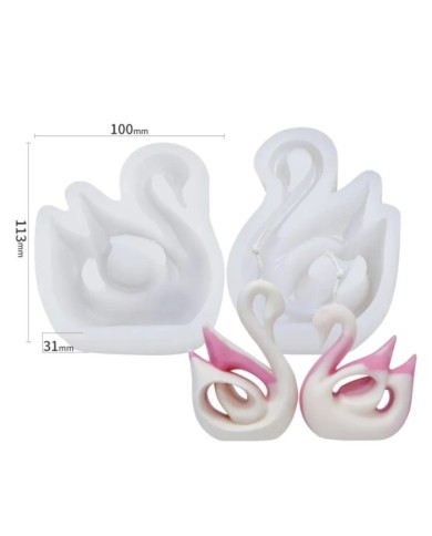 Kuğu Mum Kalıp - Kod:1086