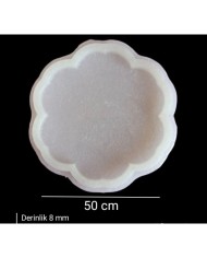 50cm - Çiçek Model Tepsi Kalıbı