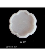30cm - Çiçek Model Tepsi Kalıbı (30 cm)