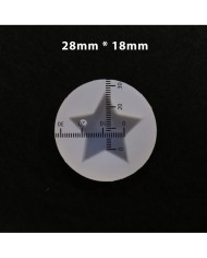 Reçine Epoksi Kalıp-delikli Yıldız - E8