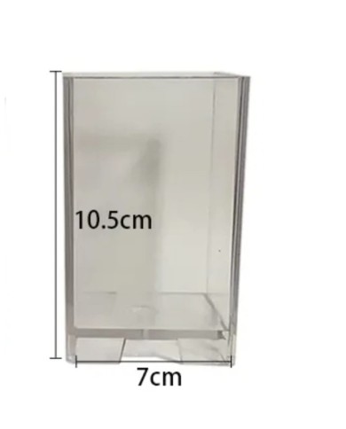 10,5x7 cm - Kare Mika Mum Kalıbı -  Kod: