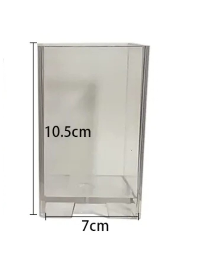 10,5x7 cm - Kare Mika Mum Kalıbı -  Kod: