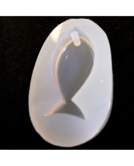 Reçine Epoksi Kalıp-delikli Balık - E9