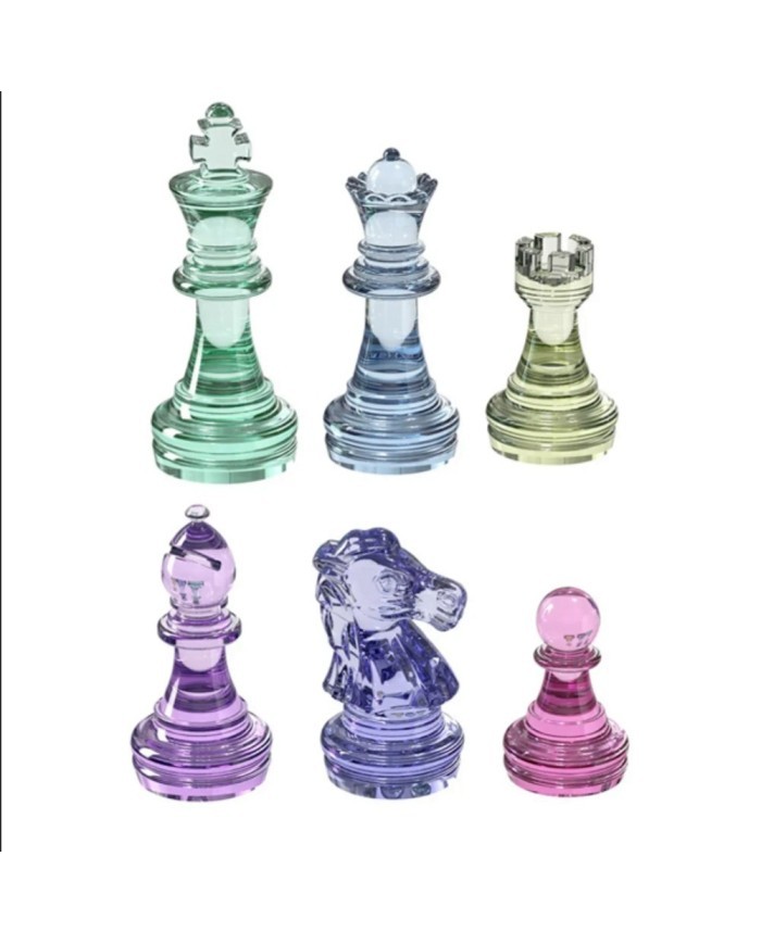 Reçine Epoksi 3D 6'lı Satranç Taşı Kalıbı -Kod: