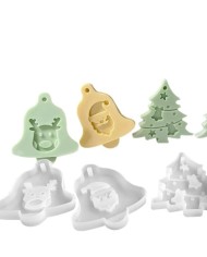 Ren Geyiği Yılbaşı Çanı Kalıbı Kod:1118