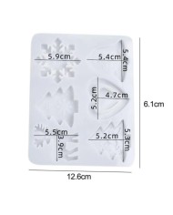 Çoklu Yılbaşı Süsü Epoksi Reçine Kalıp - Kod:1120