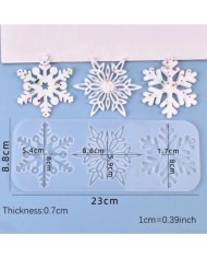 Çoklu Kar Tanesi Epoksi Reçine Kalıp - Kod:1112