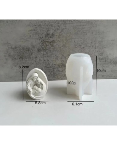 Aile Mum Kalıbı Model:1 - Hobi Silikon Kalıbı - Kod:1105