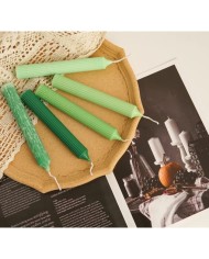 Uzun Yuvarlak Çizgili Mika Mum Kalıbı - Mika Model: