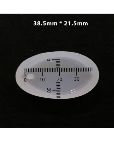 Reçine Epoksi Kalıp-delikli Oval -  E15