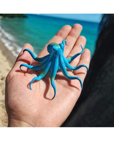 Plastik Epoksi Ahtapot Mavi