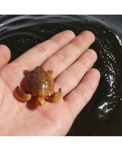 Plastik Epoksi Kaplumbağa Kahverengi