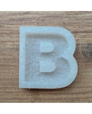 Tekli Harf Epoksi Reçine Kalıbı - B