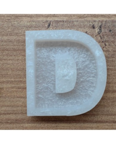 Tekli Harf Epoksi Reçine Kalıbı - E