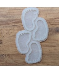 Bebek Ayağı Magnet Reçine Epoksi Kalıbı - Kod: SN1233