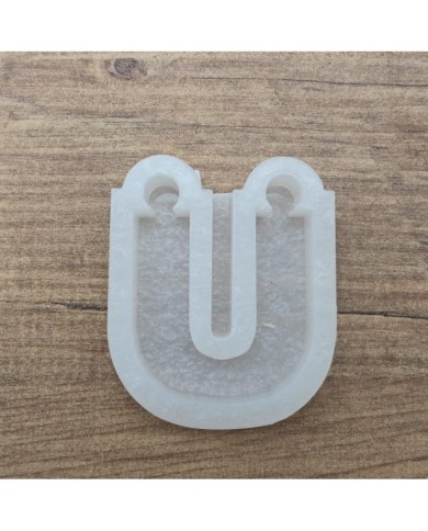 Tekli Harf Epoksi Reçine Kalıbı - Ü