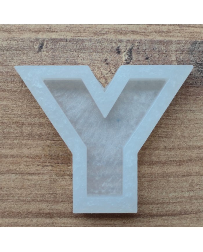 Tekli Harf Epoksi Reçine Kalıbı - Y