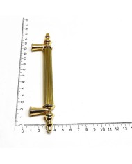 Tepsi Epoksi Kalıp Kulpu  - Metal Tırtıklı Siyah