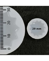 Güneş Kolye Reçine Epoksi Kalıp-delikli - E23