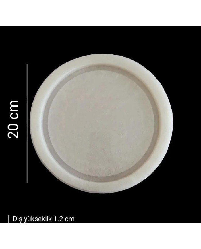 20 cm - Yuvarlak Tepsi Kalıbı