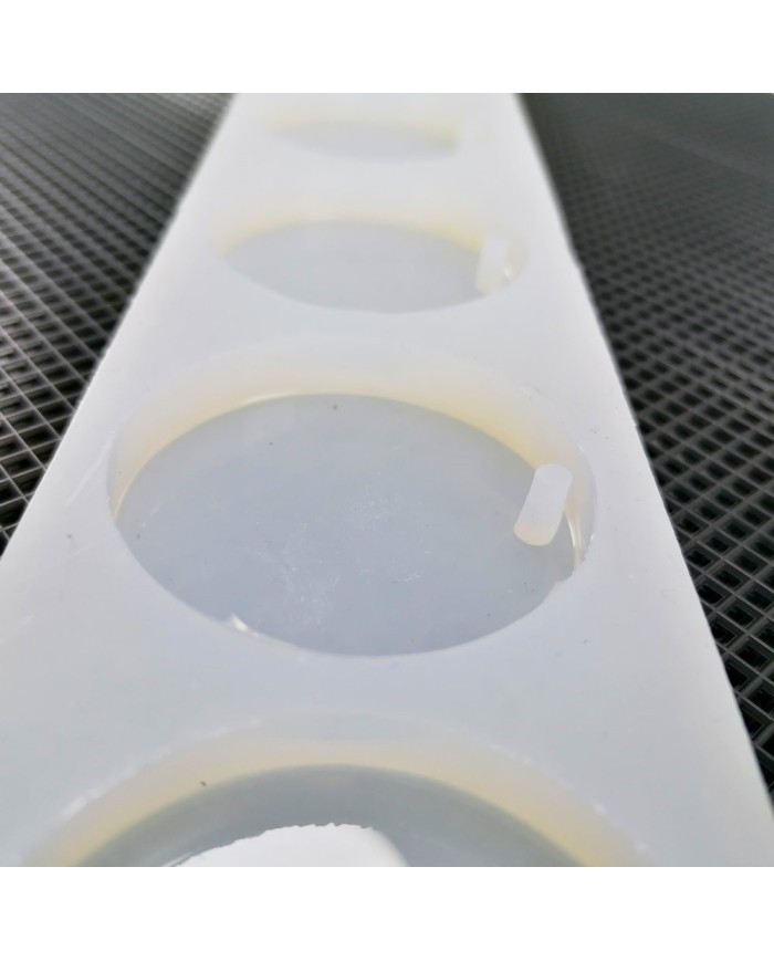 Reçine Epoksi Magent Kalıp - Çoklu Yuvarlak - E00