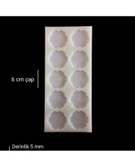 6cm - 10lu Çiçek Model Magnet Kalıbı
