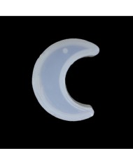 5 Adet - Reçine Epoksi Anahtarlık Ay Modeli Delikli A4