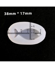 5 Adet Reçine Epoksi Kalıp-delikli Balık - E9