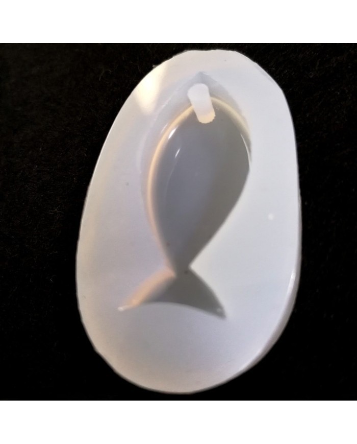 5 Adet Reçine Epoksi Kalıp-delikli Balık - E9