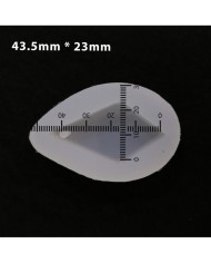 5 Adet Reçine Epoksi Kalıp-delikli Baklava -  E13