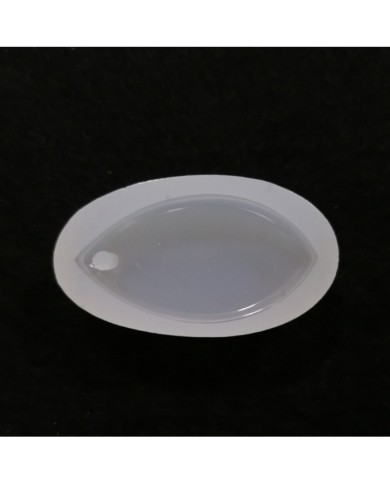 5 Adet Reçine Epoksi Kalıp-delikli Oval -  E15