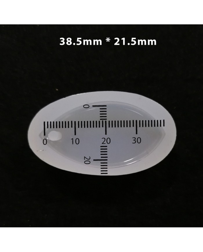 5 Adet Reçine Epoksi Kalıp-delikli Oval -  E15