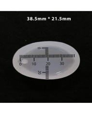 5 Adet Reçine Epoksi Kalıp-delikli Oval -  E15