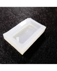 5 Adet Reçine Epoksi Kalıp-delikli Dikdörtgen - E17