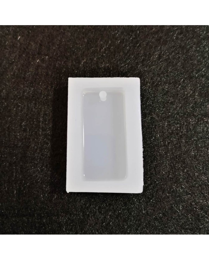 5 Adet Reçine Epoksi Kalıp-delikli Dikdörtgen - E18