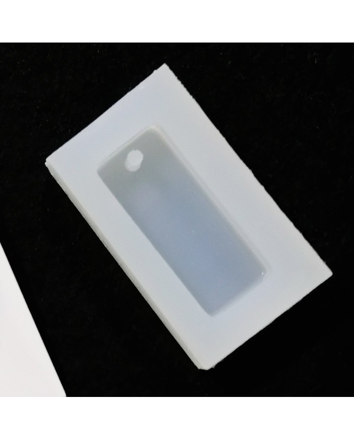 5 Adet Reçine Epoksi Kalıp - delikli Dikdörtgen - E19