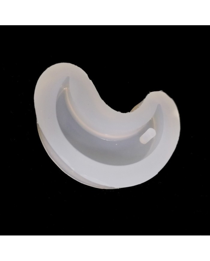 5 Adet Reçine Epoksi Kalıp - Delikli Ay - E11K